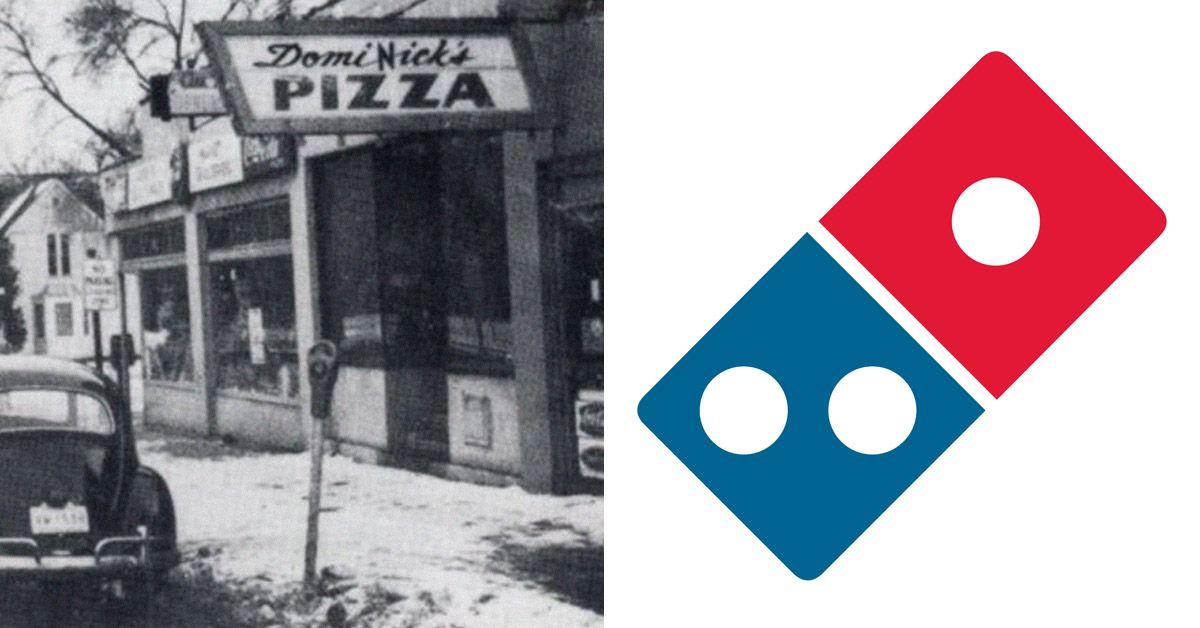 Domino's Old Logo - Then and Now: The evolution of 23 fast food logos
