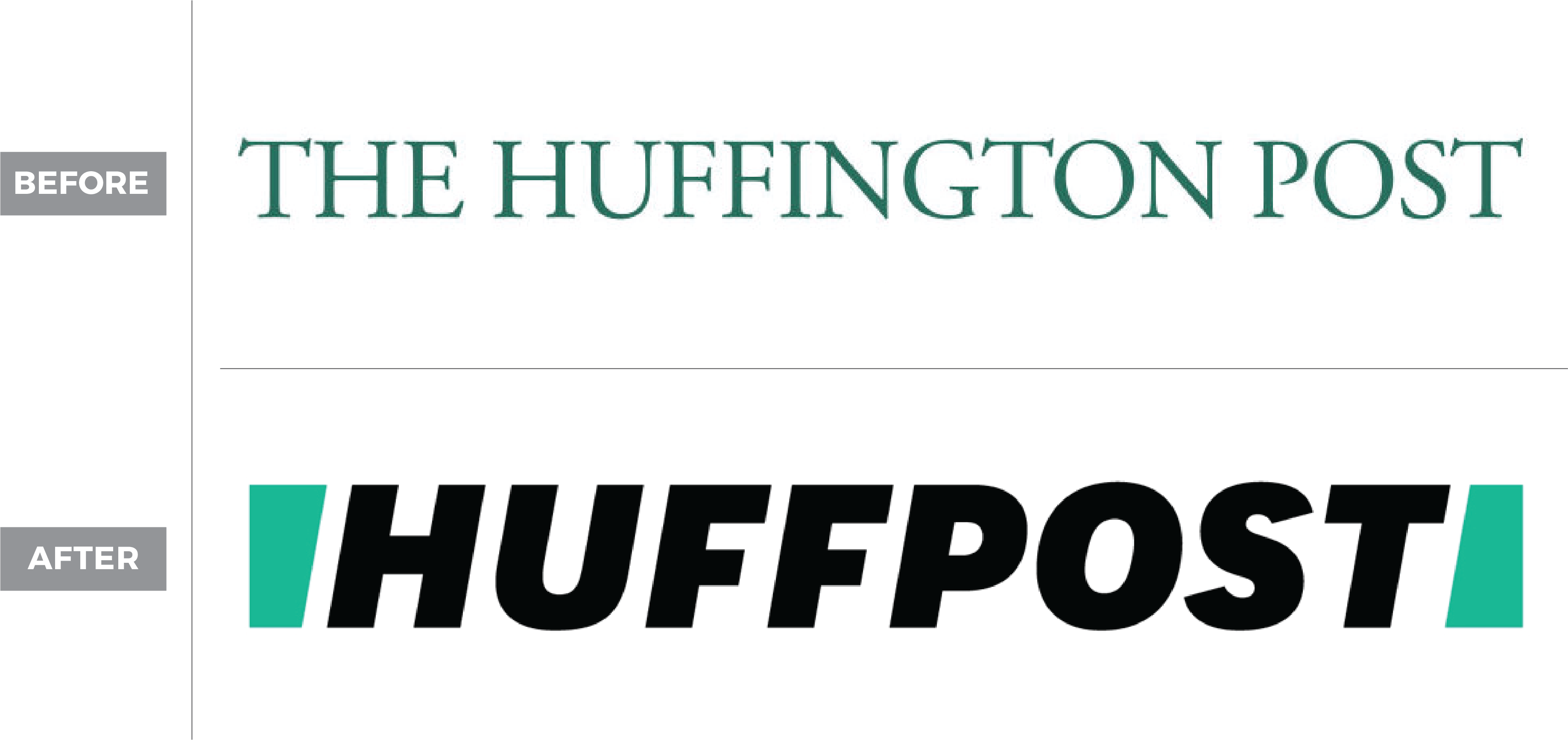 Huffington Post Logo - Huffington Post Launches New HuffPost Brand Identity | P2E: Small ...