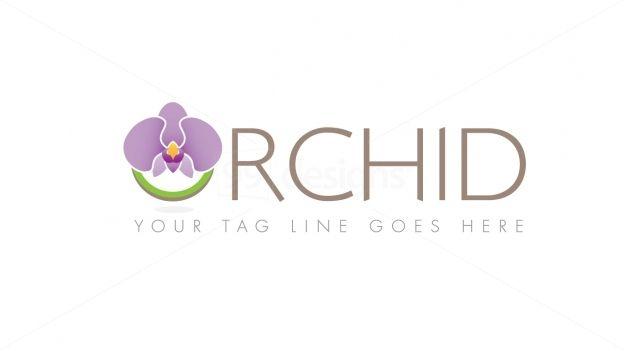 Orchid Flower Logo - logocontest.com - The Orchid Florist