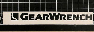 GearWrench Logo - GEARWRENCH LOGO DECAL Sticker Ratchet Wrench Mac Snap On Matco ...