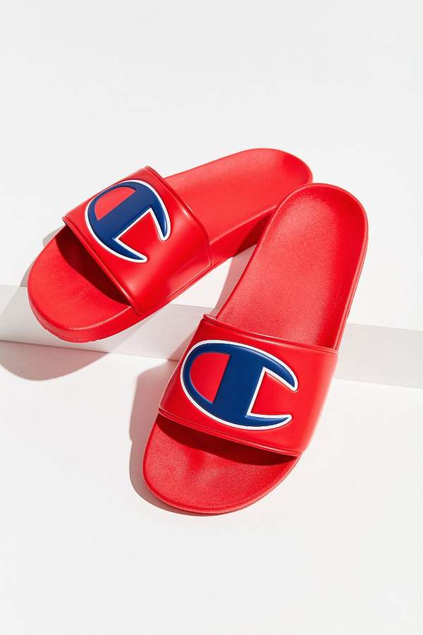 Champion Shoes Logo - Champion Big C Logo Slide Sandal in 2019 | slides | Sandals, Slide ...