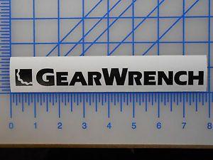 GearWrench Logo - Gearwrench Logo Decal Sticker 7.5 11 Ratchet Wrench Mac Snap On