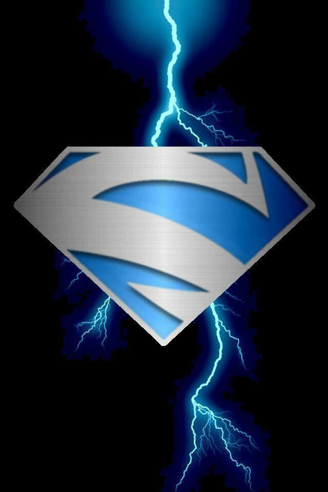 Blue Lightning Logo - Superman Blue lightning background by_kalel7-d5eg4 | Nerd/comics ...