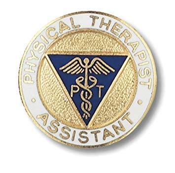 Physical Therapist Logo - Prestige Medical Emblem Pin, Physical Therapist