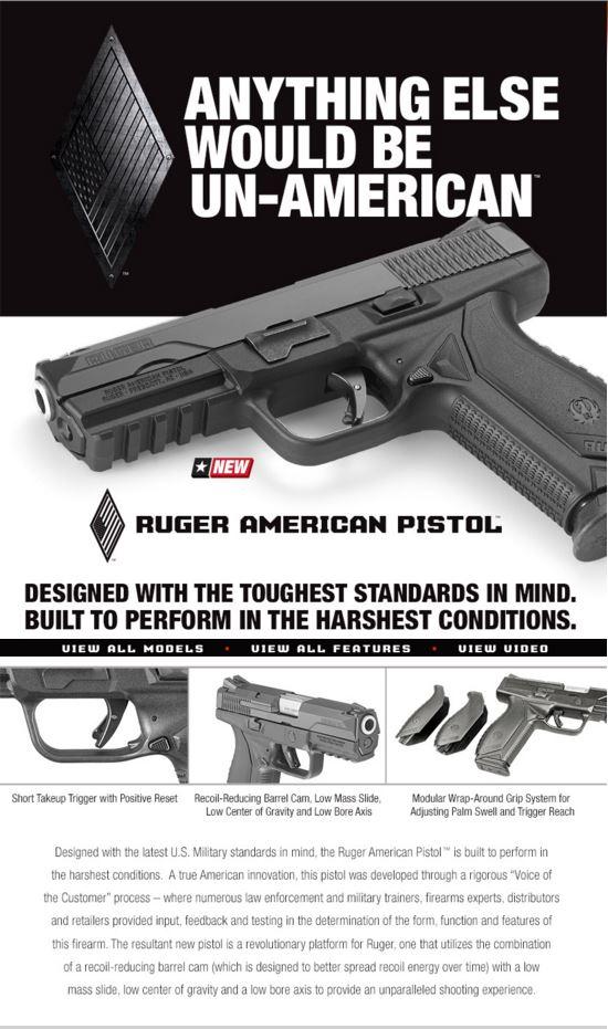 Ruger American Logo - Ruger American Pistol Review