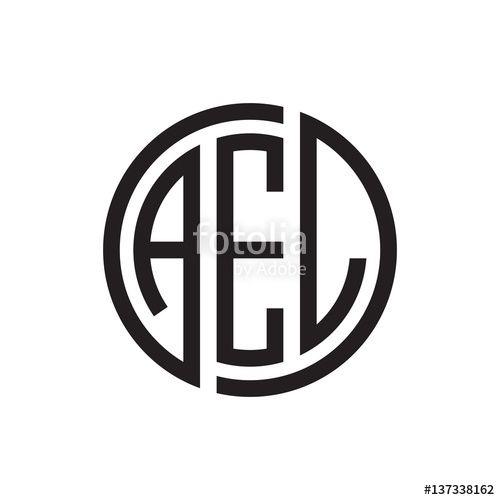 Three Letter V Logo - initial three letter logo circle black