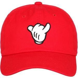 Mickey Mouse Hand Logo - Mickey Mouse Hand Logo on Unstructured Dad Hat – 2040USA