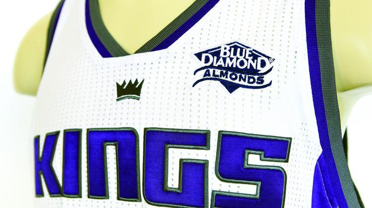 Blue Diamond Growers Logo - Blue Diamond Growers lands on Sacramento Kings' jersey, apron