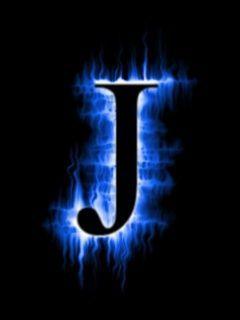 J Loves J Logo - Cool Blue | Creative letters | Lettering, Letter j, Monogram letters