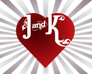 J Loves J Logo - Logopond, Brand & Identity Inspiration (J and K Get Hitched)