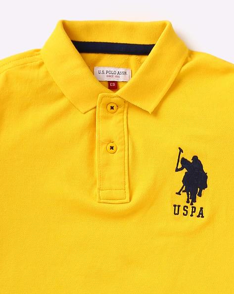 USPA Logo - Buy Yellow Tshirts for Boys by U.S. Polo Assn. Online | Ajio.com