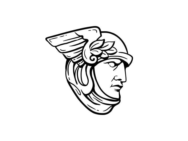 Hermes God Logo - Hermes logo illustration