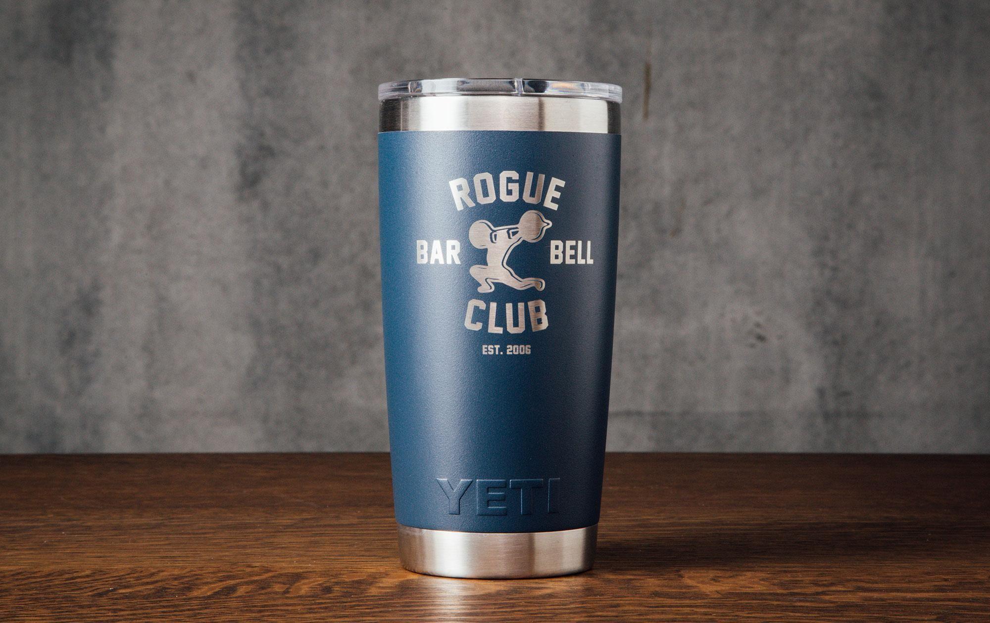 Rambler Media Logo - YETI Rambler - 20oz Duracoat - Navy | Rogue Canada