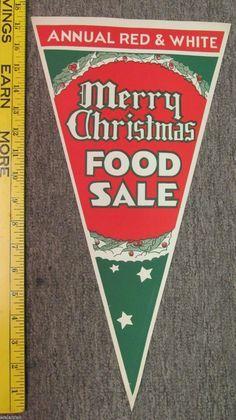 Red White Food Stores Logo - Best Vintage Grocery Store image. Vintage ads, Vintage
