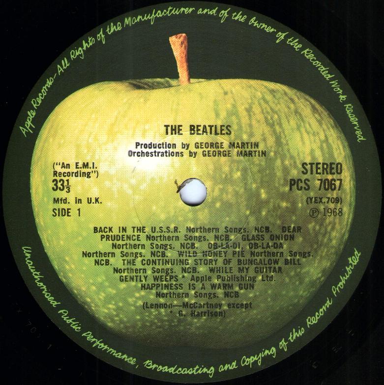 Original Apple Records Logo - The Beatles Collection » 05. Beatles on Apple Records. Part 1 ...