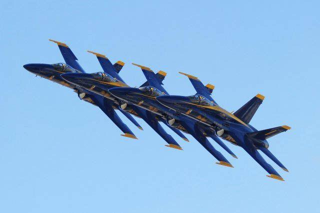 Blue Angels 2018 Logo - USN Blue Angels & Air Show Majors in 2018! | Wings Over Houston