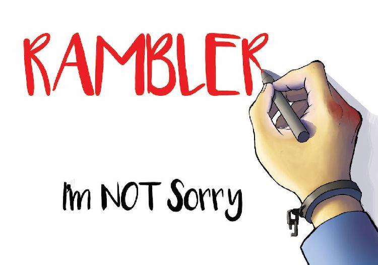 Rambler Media Logo - Rambler ... Media Sliding Down a Ditch - The Namibian