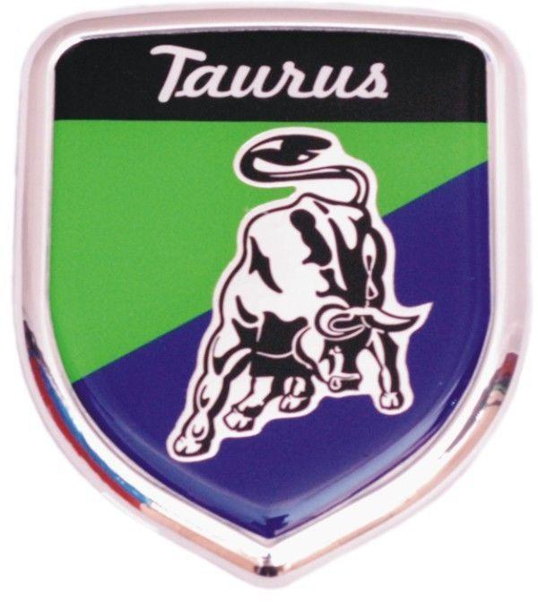 Taurus Car Logo - sun sign Taurus symbol 3D Chrome Emblem Badge Logo Sticker for Car ...