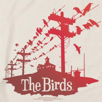The Birds Movie Logo - The Birds Shirts - Movie T-shirts