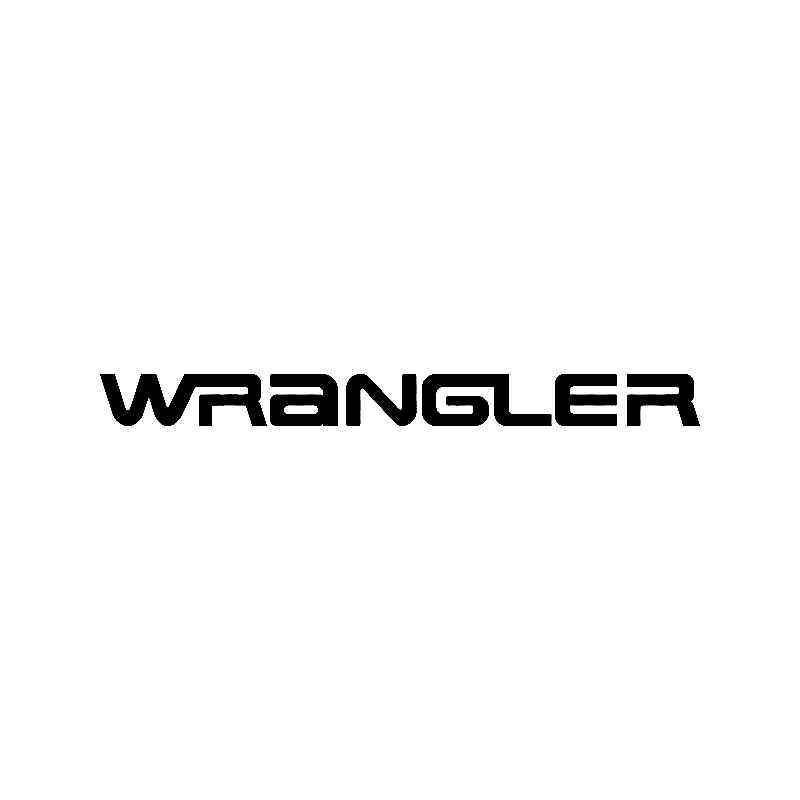 Jeep Wrangler Logo - Jeep Wrangler Logo Vinyl Decal Sticker