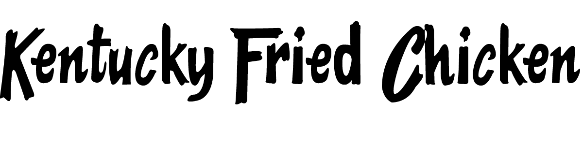 Kentucky Fried Chicken Logo - Kentucky Fried Chicken font download - Famous Fonts