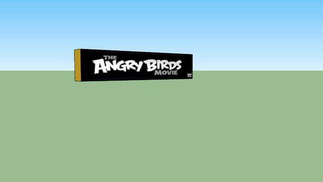 The Birds Movie Logo - The Angry Birds Movie (Logo) - Original Movie Mylar Poster with ...