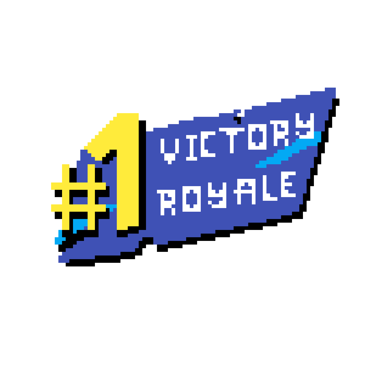 Fortnite Victory Royale Logo - Pixilart - Fortnite Victory Royale Logo by BeastBender915