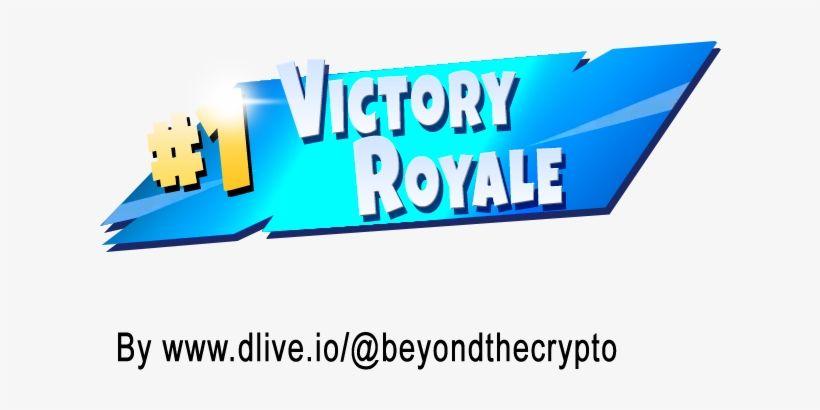 Fortnite Victory Royale Logo - Fortnite New Victory Royale Screen - Graphic Design Transparent PNG ...