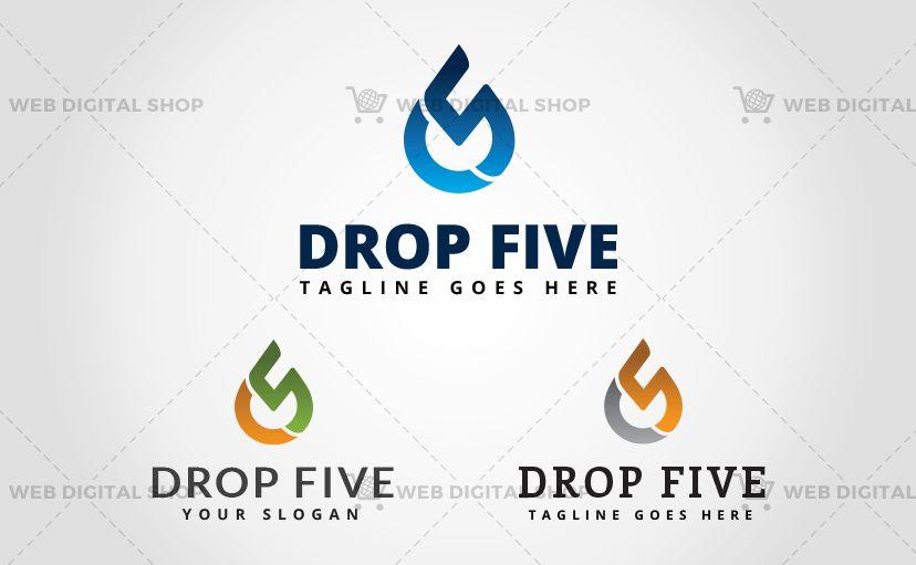 Web Digital Logo - Drop & Five Logo - Web Digital Shop - Marketplace | Sell and Buy ...