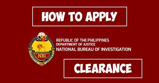 Red NBI Logo - How to apply for NBI clearance online (2017)