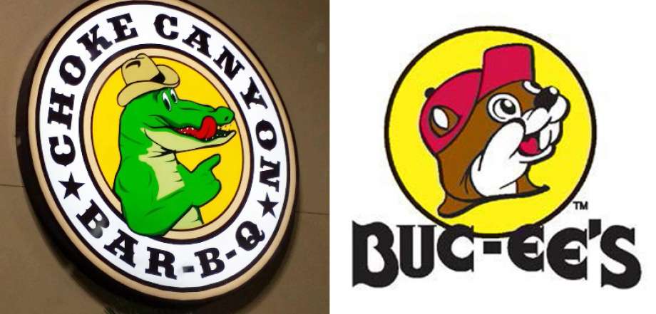 Smiling Alligator Logo - Is An Alligator Chomping The Buc Ee's Beaver Logo?