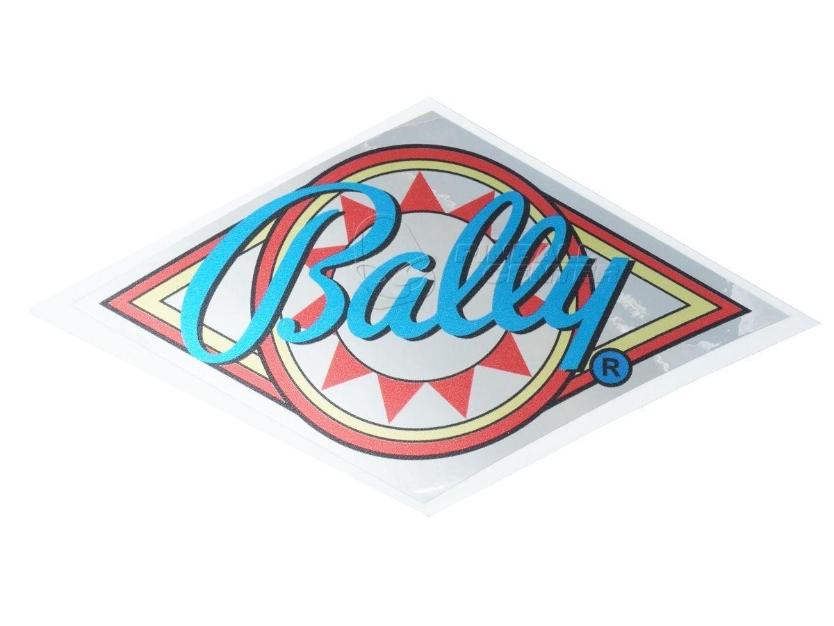 Bally Pinball Logo - Coindoor Sticker, Bally (M-1895) | Coindoors & Accessories | Cabinet ...