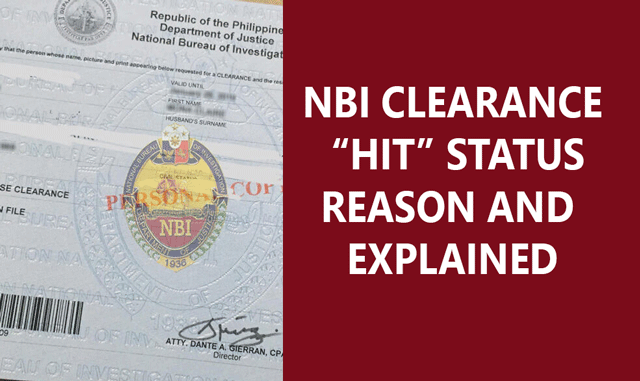 Red NBI Logo - NBI CLEARANCE HIT STATUS - Reasons of NBI Hit in Getting Clearance