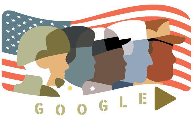 Google Yesterday Logo - Veterans Day 2018 Logos From Google & Bing