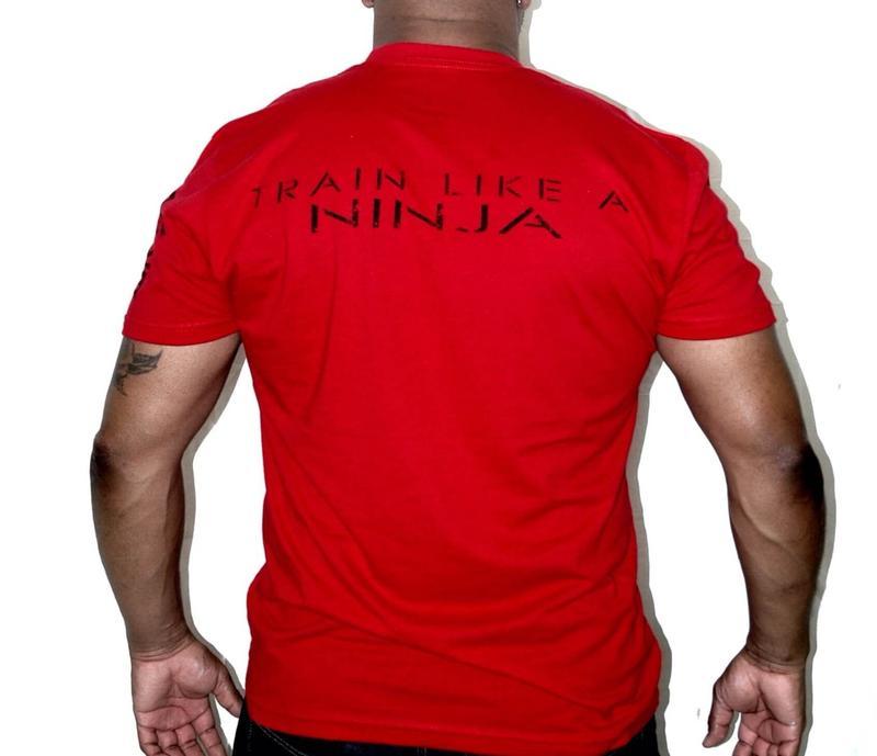 Red NBI Logo - Men's NBI Logo Vintage T Shirt Like A Ninja