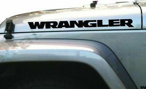 Jeep Wrangler Logo - JEEP WRANGLER Vinyl Decal Sticker Emblem Logo Graphic x 2