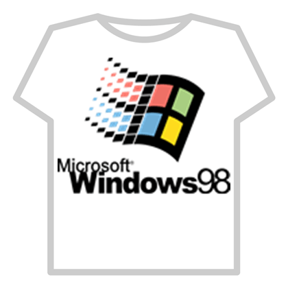 Windows 98 Logo Logodix - old windows logo t shirt roblox