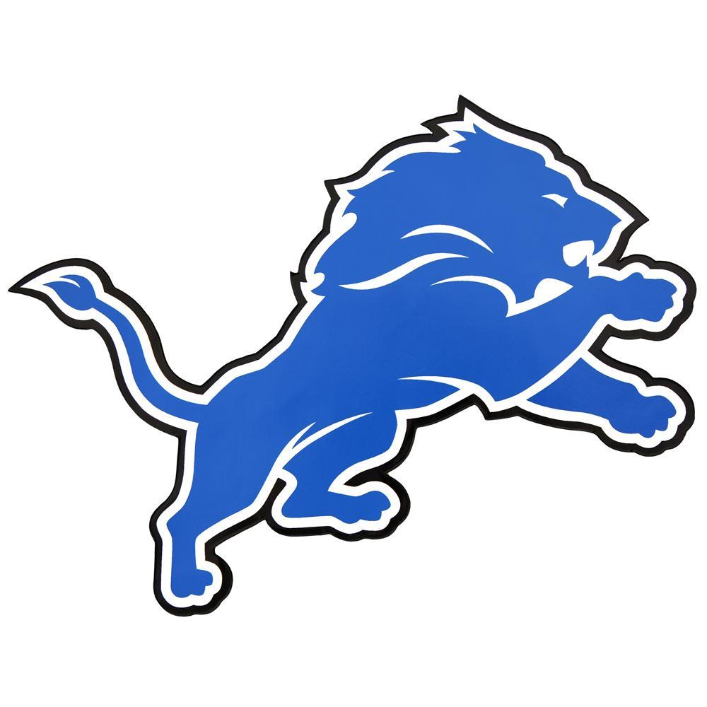 Lions Logo - Detroit Lions Team Logo Mini Decal