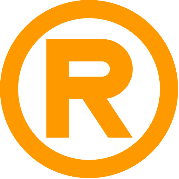 Circle R Trademark Logo - Orange trademark.svg