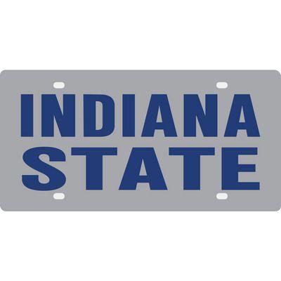 Indiana State University Logo - Indiana State University Bookstore - Acrylic License Plate