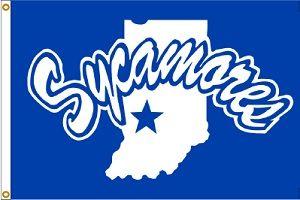 Indiana State University Logo - Indiana State University Nylon Flags