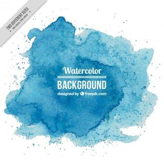 Blue Paint Splatter Logo - Watercolor Splash Vectors, Photos and PSD files | Free Download