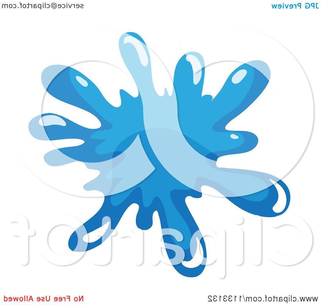 Blue Paint Splatter Logo - Best HD Cartoon Of Blue Ink Or Paint Splatter Royalty Free Vector ...