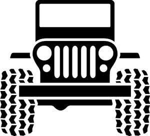 Jeep Wrangler Logo - Jeep Logo Vinyl Decal - wrangler cherokee tj yj xj wagoneer ...