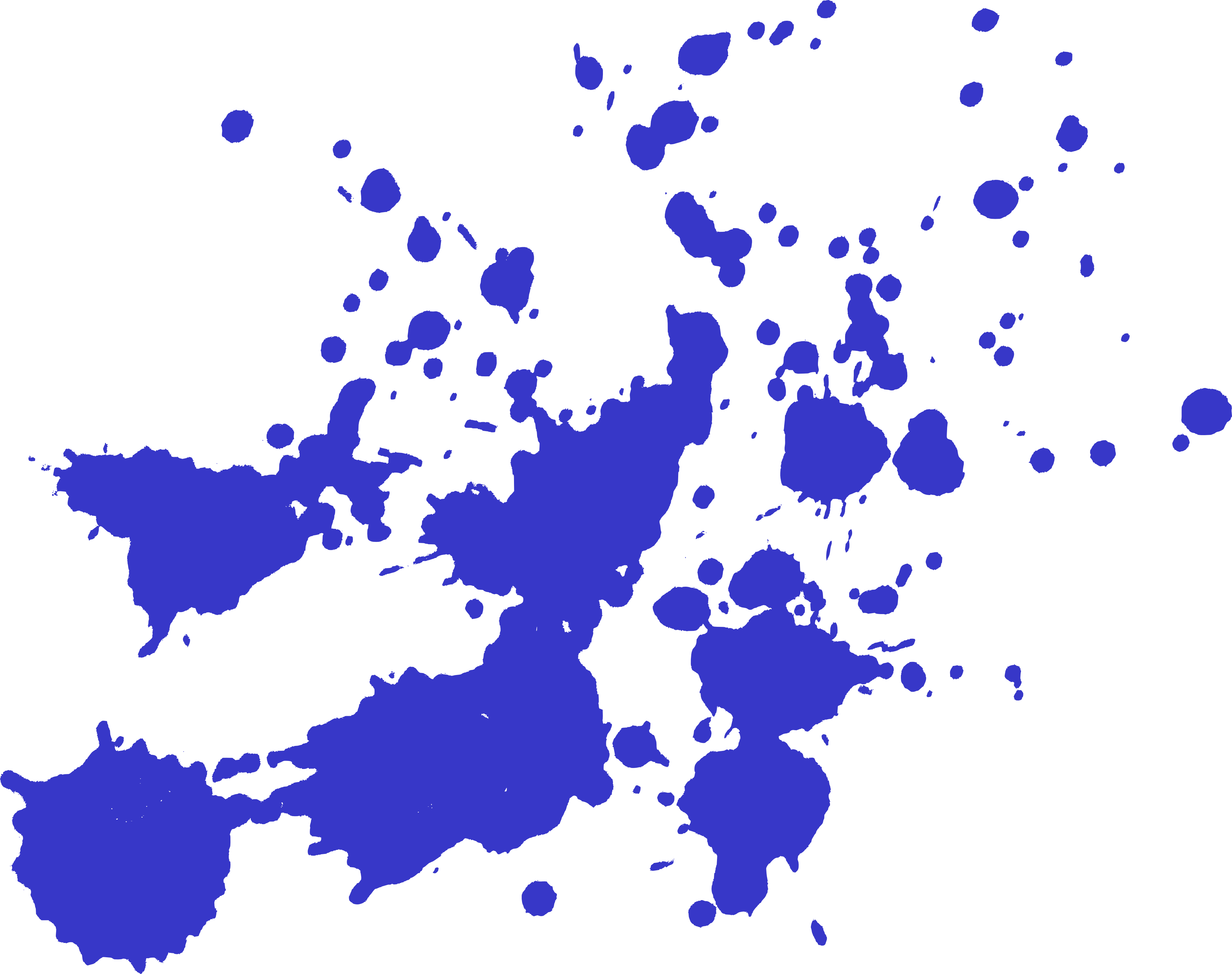 Blue Paint Splatter Logo - Blue paint splatter png 4 » PNG Image