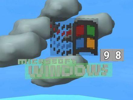 Windows 98 Logo - Blocksworld Play : Windows 98 Logo