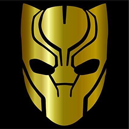 Gold and Black Panther Logo - Black Panther Decal / Sticker 4