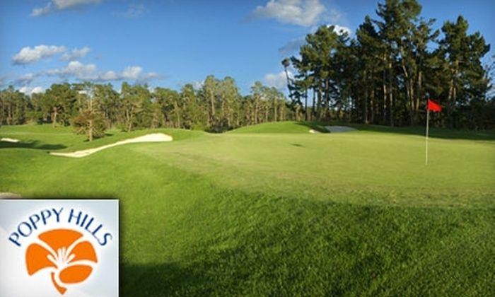 Poppy Hills Golf Course Logo - 73% Off Golf at Poppy Hills - Poppy Hills Golf Course | Groupon