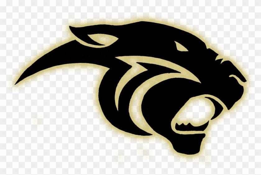 Gold and Black Panther Logo - Panther Logo Glow Gold Panther Logo Transparent PNG