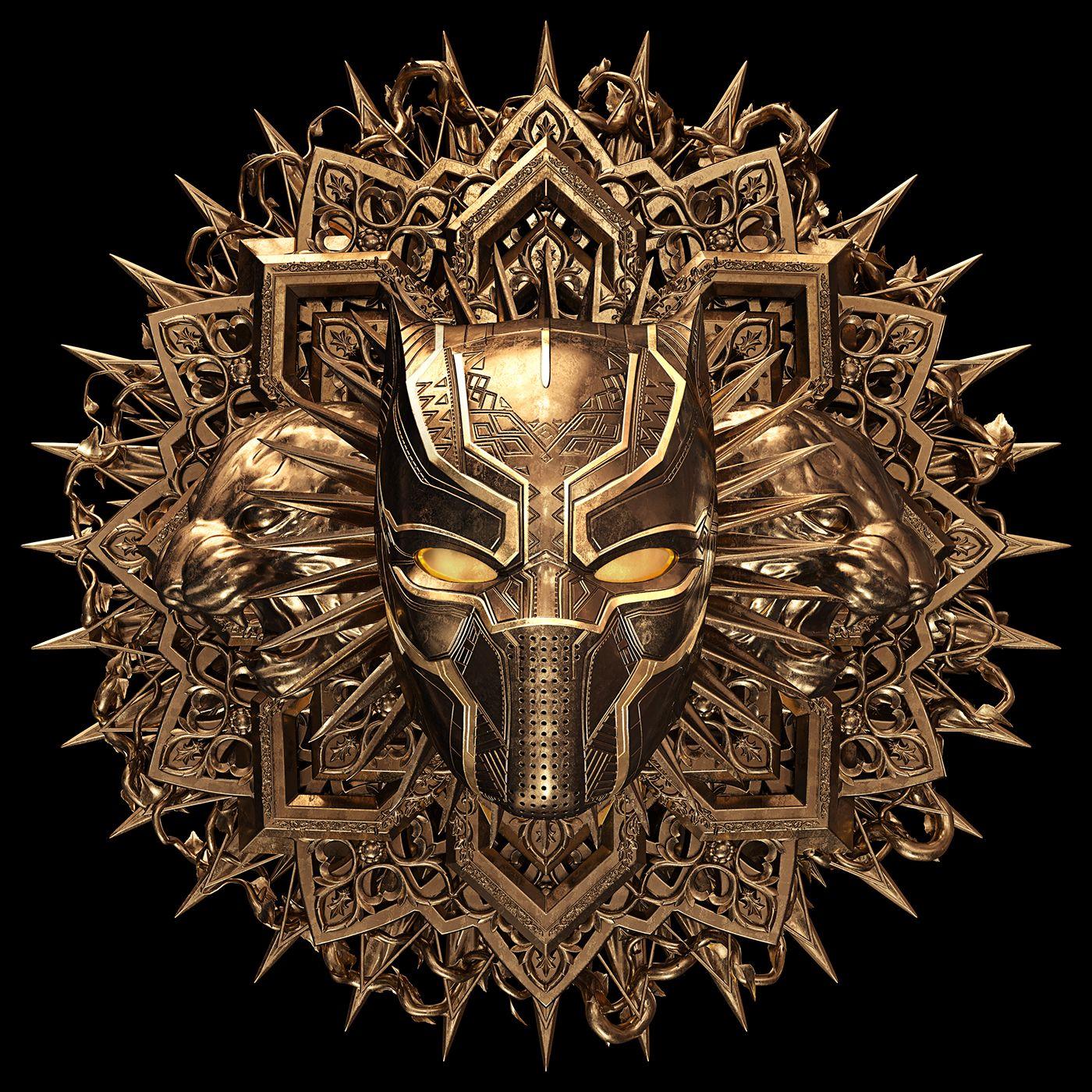 Gold and Black Panther Logo - Black Panther - Marvel on Behance